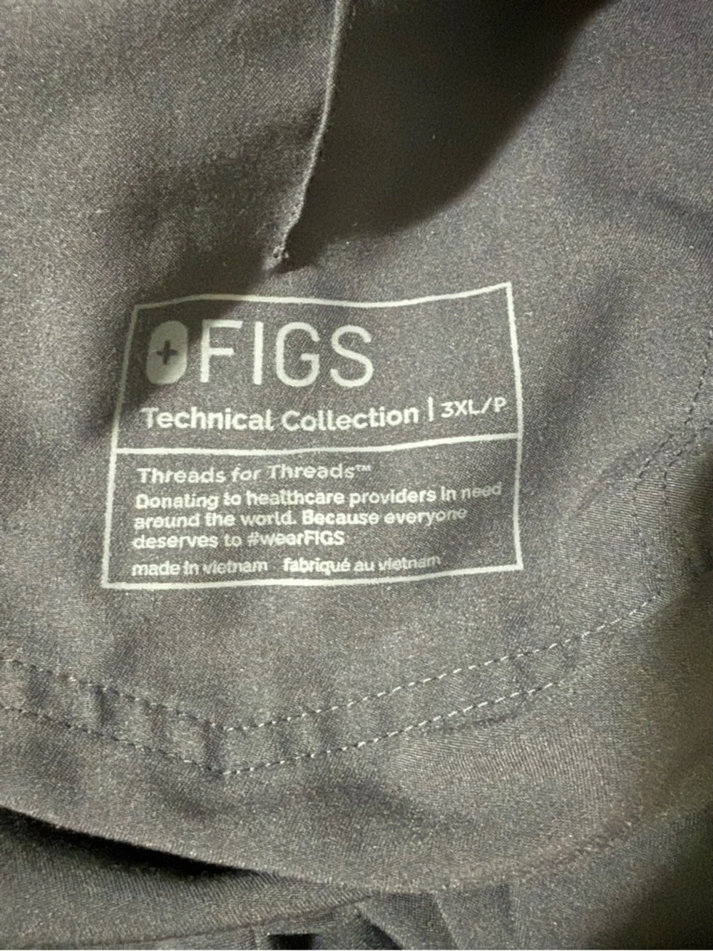 Figs Men's Charcoal Joggers with Red Drawstring